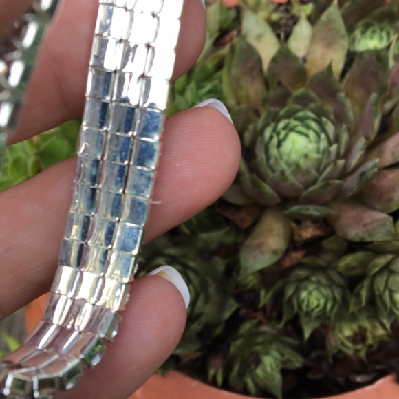 NWT 3 Row Cubic Zirconium Bracelet - Picture 3 of 4